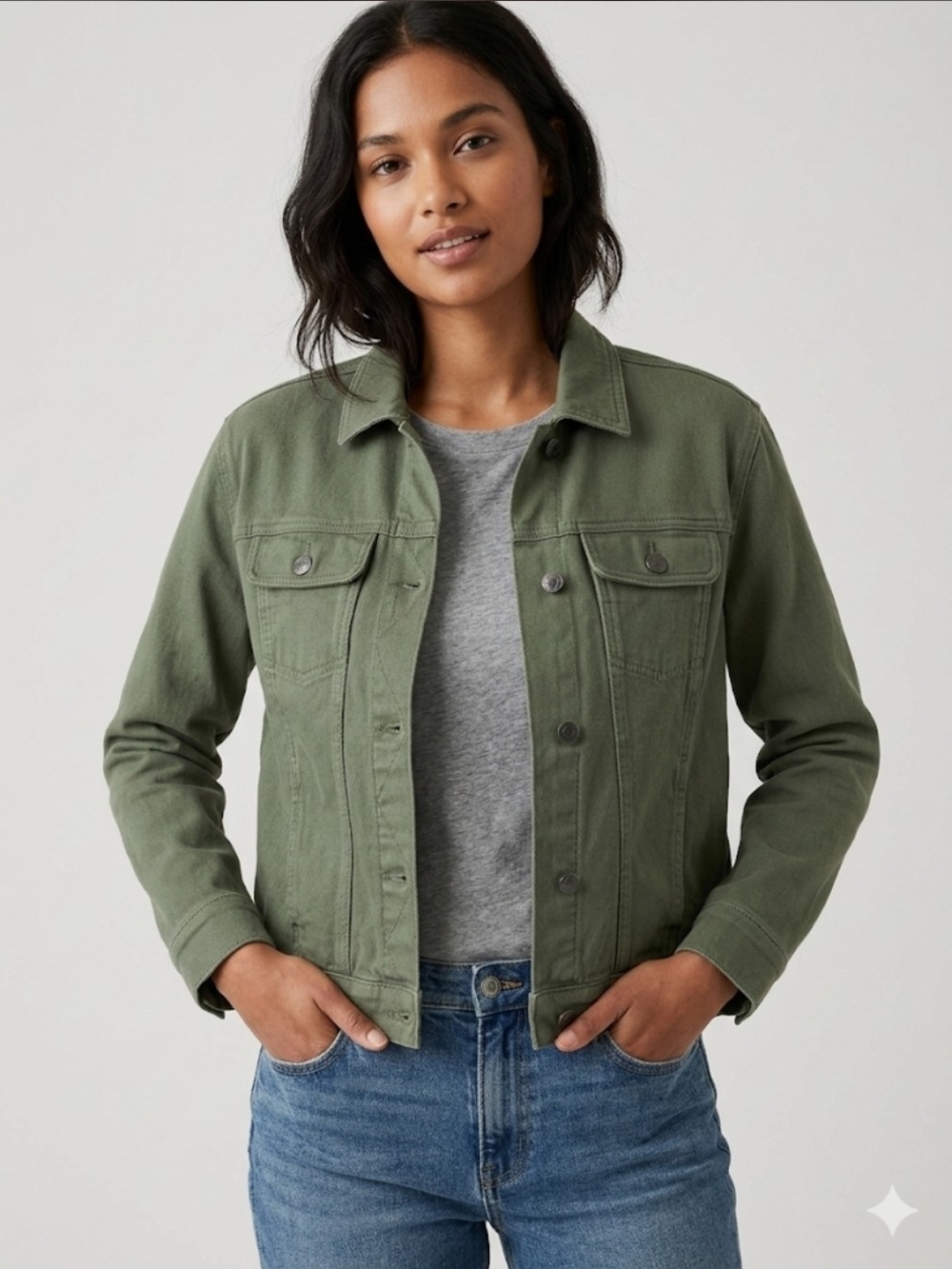 Olive Green Women's Utility Jacket